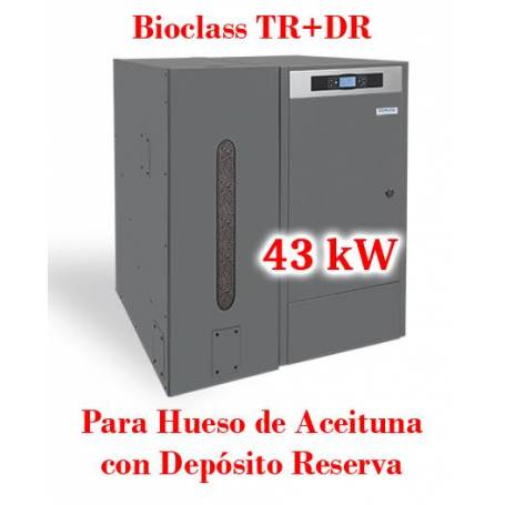 Caldera de Pellets BioClass HM+DR 43 kW y Depósito Domusa TBIO000086