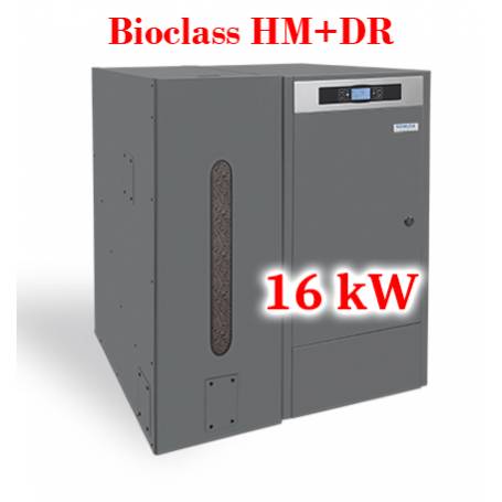 Caldera de pellets BioClass HM+DR 16 kW con depósito TBIO000084