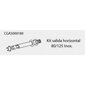 CGAS000189 Kit Salida Horizontal 80/125 Inox DomusaTeknik