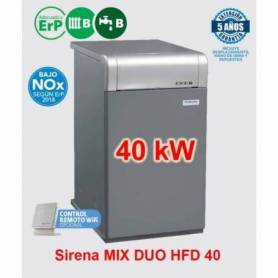 Calderas Mixtas Sirena MIX DUO HFD 40 kW de Gasóil Calefación y ACS